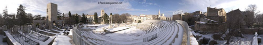 image panoramique Arles Thtre antique